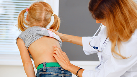 Children Spines Under The Supervision of Doctors